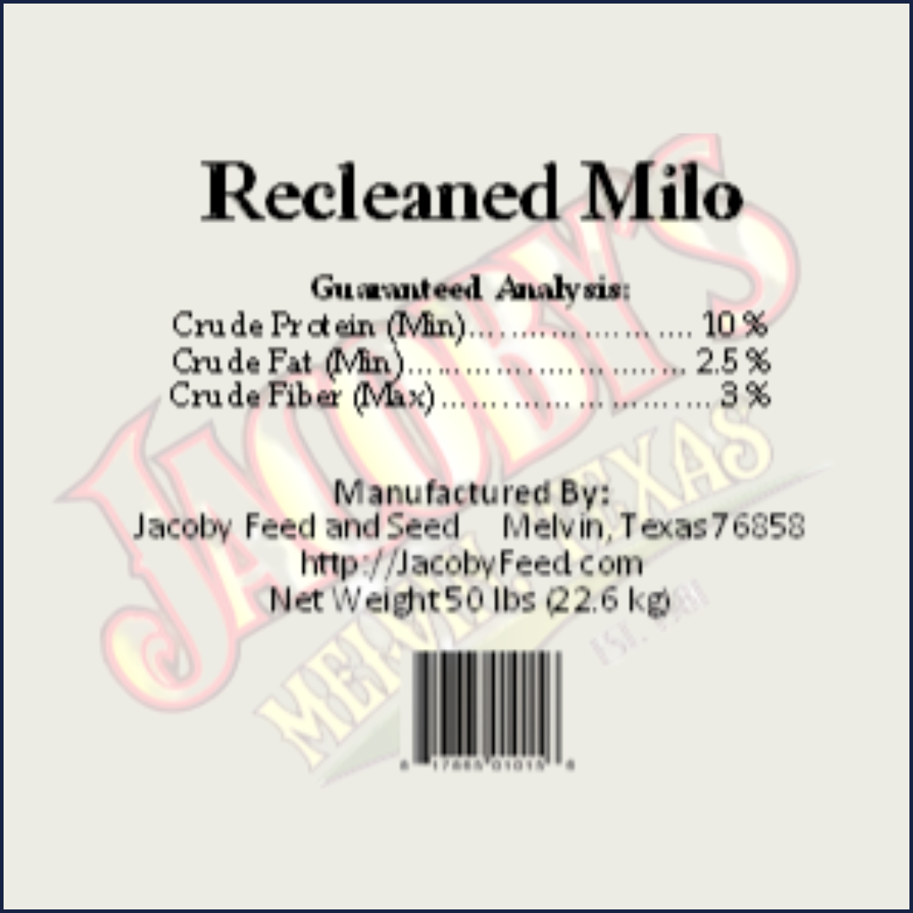 Recleaned Milo | Sacks