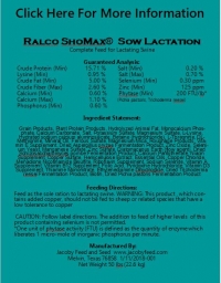 Ralco ShoMax Sow Lactation