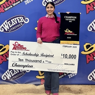 ximena rodriquez calf scramble cahmp doe san antonio